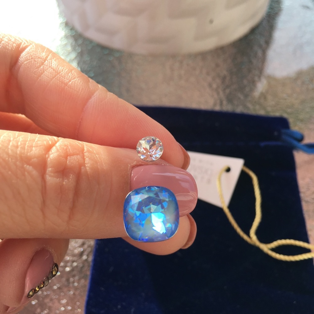 Swarovski elements open ring - Picture 5 of 7